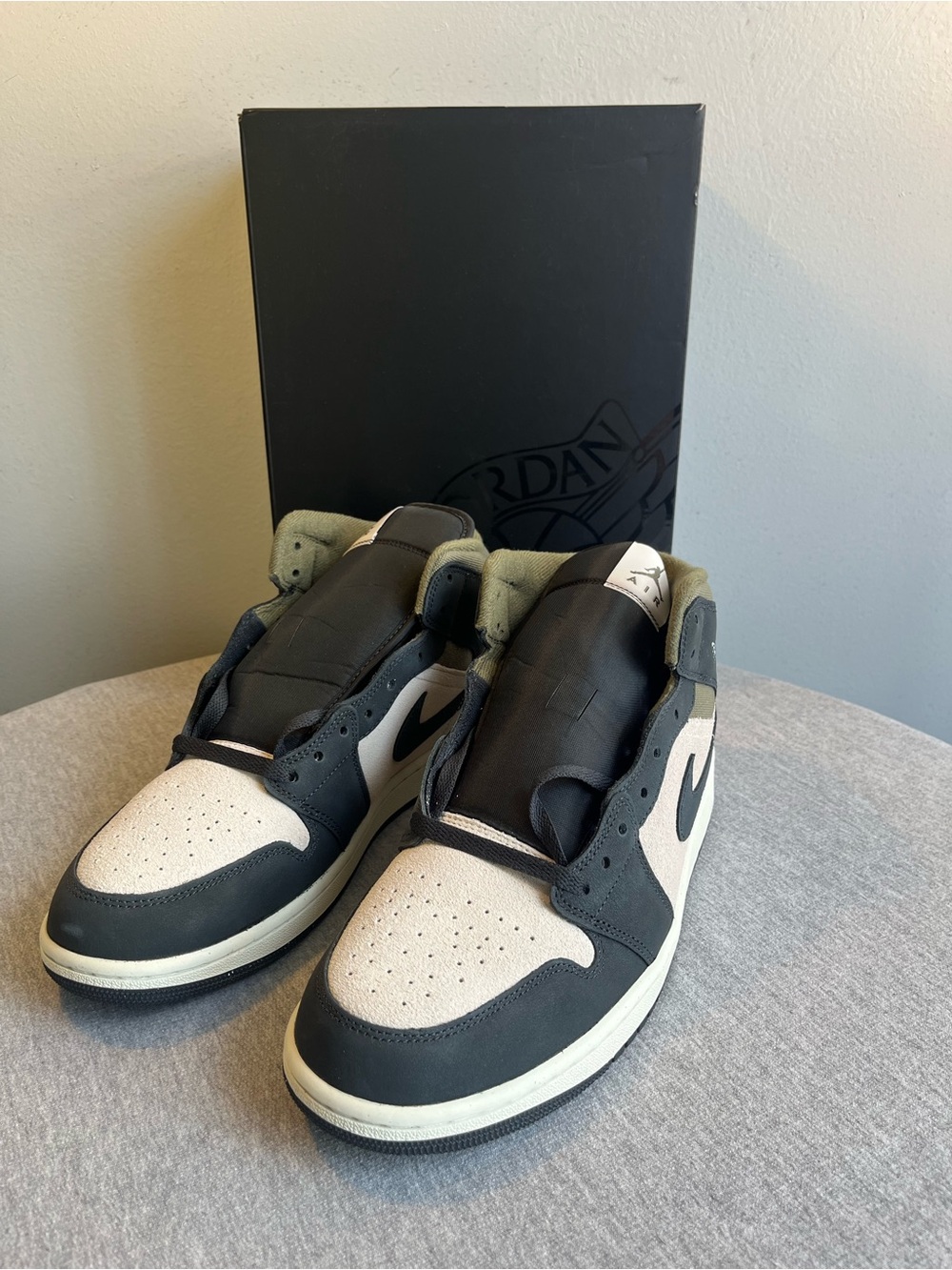Nike Air Jordan 1 Mid SE Off Orewood Brown Off Noir Men’s Size 11 HV4091-102 - Picture 9 of 12